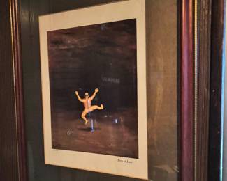 Framed & Matted Print "Free at Last" by Byron Fish