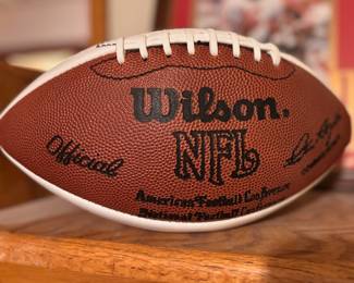Wilson Football&nbsp;Autographed by Seattle Seahawks Steve Largent