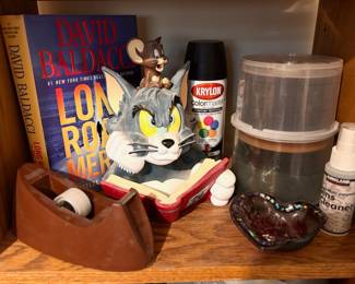 Long Road to Mercy by David Baldacci, 1997 TM & WB Tom & Jerry How To Catch Mice Piggy Bank