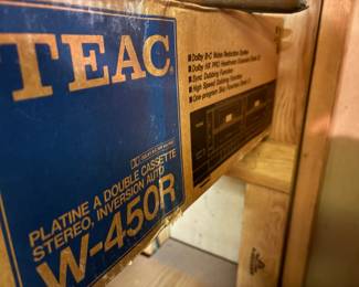 TEAC W-450R Double Cassette Deck