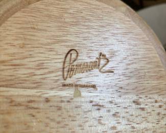 5-Piece Pomerantz Taiwan Blond Wood Salad Bowl Set