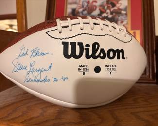 Wilson Football&nbsp;Autographed by Seattle Seahawks Steve Largent