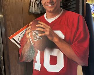San Francisco 49ers Joe Montana Coors Light Cardboard Cutout
