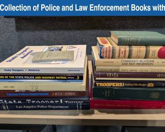 Collection of Police and Law Enforcement Books