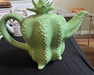 Grace Fine Porcelain Cactus Teapot