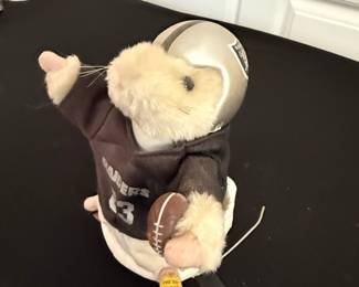 Gemmy Animated "Dancing Hamsters" Las Vegas Raiders Plush Toy