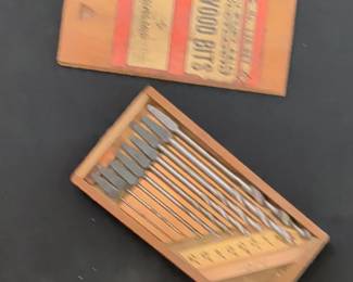 CLEVELAND TWIST DRILL CO No. 13 Set of Bit Stock Drills in Original Wooden Case