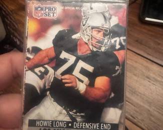 1991 Pro Set NFL Football Cards - Howie Long & Steve Wisniewski Unopened Pack