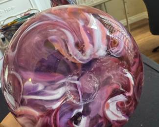 Murano Style Art Glass Vase