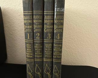 Audels Masons and Builders Guide Set (Volumes 1-4)