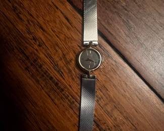 Women's Base Metal Watch with Stainless Steel Back