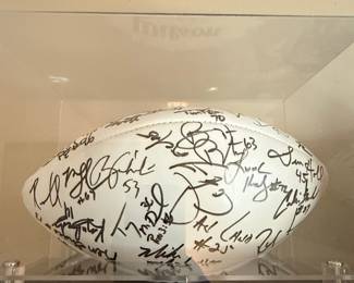 1985 Chicago Bears Super Bowl XX Team Signed Football