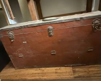 Vintage Wooden Tool Chest