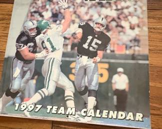 Oakland Raiders 1997 Team Calendar
