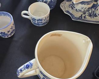 Blue Willow Pattern Pitcher