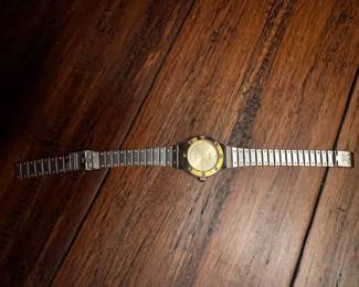 Marcel Quartz Watch Two Tone Japan Movement Champagne Dial