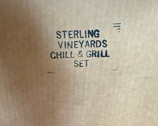 Sterling Vineyards Chill & Grill Set