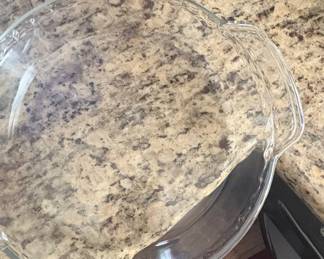 Pyrex Clear Oval Roaster Baking Dish 3 Quart