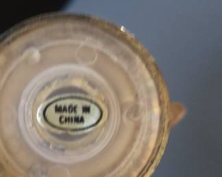 Brass Salt and Pepper Shakers, Made in China