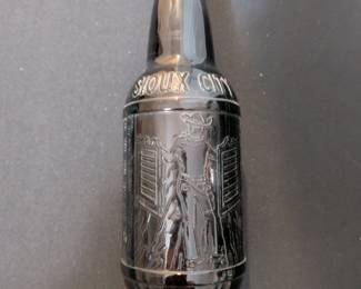 Sioux City Sarsaparilla Embossed Bottle