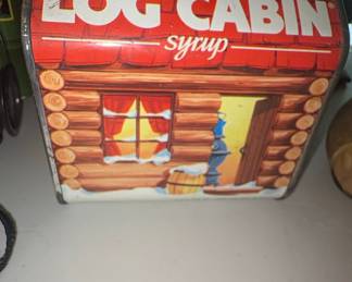 Towle's Log Cabin Syrup 100th Anniversary Tin