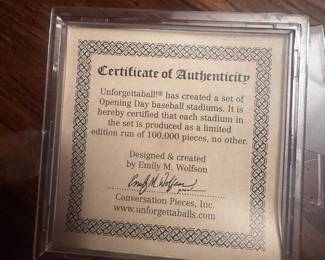 Unforgettaballs! Yankee Stadium Opening Day Baseball (April 18, 1923)