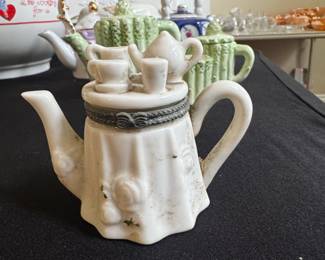 Miniature Teapot Trinket Box