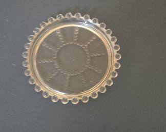 Imperial Glass Candlewick Sunburst Coaster