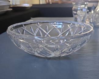 Cut Crystal Glass Bowl
