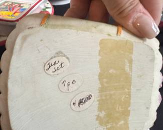 Miniature "Corn Cob" Tea Set with Tray