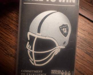 Los Angeles Raiders "Will to Win" Promotional Cassette Tape