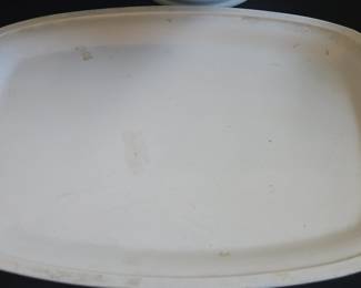White Ceramic Serving Platter