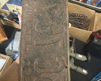 1933 California License Plate