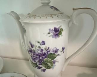 Vintage Hammersley & Co. "Victorian Violets" Tea Set