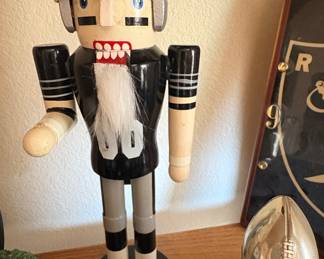 Las Vegas Raiders Football Player Nutcracker