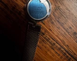 Women's Base Metal Watch with Stainless Steel Back