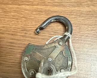 Vintage Eagle Lock Co. 6 Lever Padlock