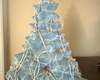 Vintage Light-Up Ceramic Christmas Tree