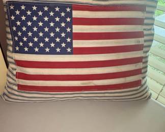 American Flag Decorative Pillow