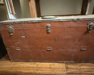 Vintage Wooden Tool Chest