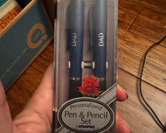 Stravina Personalized "DAD" Pen & Pencil Set