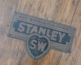 Stanley "SW" Hand Brace and Machinist Vise Set in Wooden Case