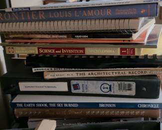 Assorted Books and Binders Collection