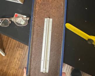 Vintage Ford Parts Embossed Metal Thermometer