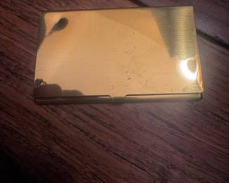 Brass Business Card Holder