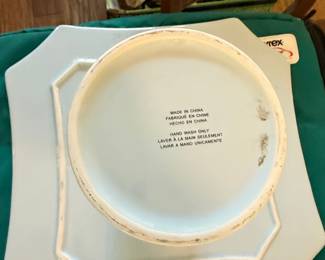 White Ceramic Pedestal Cake Stand