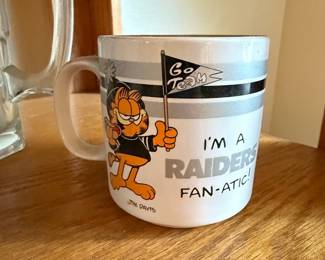 Vintage Garfield "I'm a Raiders Fan-atic!" Mug