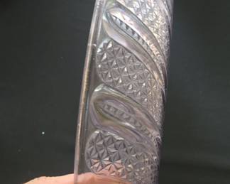 Amethyst Glass Oval Serving Dish