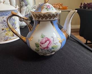 Mini Teapot with Floral Design