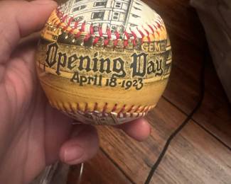 Unforgettaballs! Yankee Stadium Opening Day Baseball (April 18, 1923)